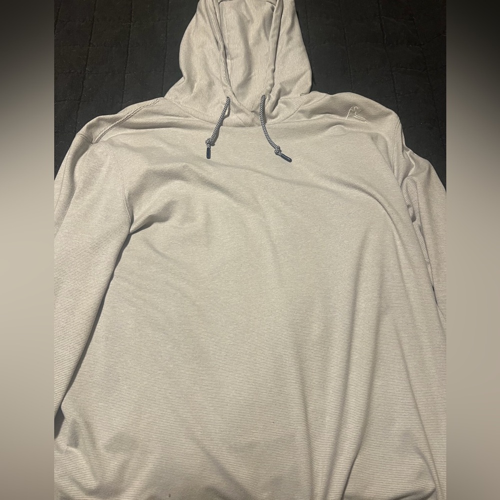Rhoback Hesi Performance Golf Hoodie - XL - Heather Gray
